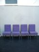 Mid - Century Modern Glass - Top Dining Table With 4 Chairs By Selig 3285 Post-1950 photo 4