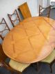 Mid - Century Dining Table With 6 Chairs & 2 Leaves By Tomlinson 3328 Post-1950 photo 5