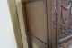 Antique Sewing Cabinet Or End Table Dark Oak Wood Belgium Great Cond 1920 Or 30s 1900-1950 photo 1