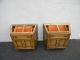 Pair Of Mid - Century Marble - Top Nightstands / End Tables / Side Tables 3051 Post-1950 photo 6