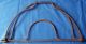 Rare French Wrought Iron Folding Hearth Cauldron Support,  Circa 1800 Metalware photo 4