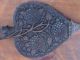 Antique Carved Black Forest Fire Bellows Large Hearth Ware photo 1