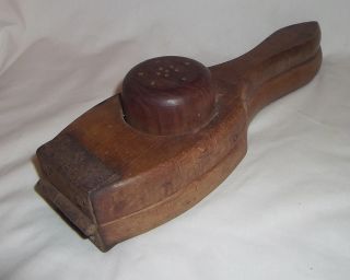 Antique Handmade 1800 ' S Primitive Lemon Squeezer Juicer Vtg Wood Kitchen Utensil photo