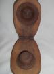 Antique Handmade 1800 ' S Primitive Lemon Squeezer Juicer Vtg Wood Kitchen Utensil Primitives photo 2