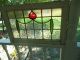 B284 Large Transom Leaded Stained Glass Window F/ England 2 Available 1900-1940 photo 6