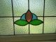 B302 Pretty Transom Style Multi - Color English Leaded Stained Glass Window 1900-1940 photo 1