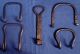 Rare Of 5 Antique French Wrought Iron Hearth Cauldron Hooks,  Circa 1800 Metalware photo 5
