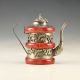 Chinese Handwork Old Red Agate Bracelet Inlay Tibet - Silver Dragon Teapot Monkey Teapots photo 4
