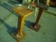 Antique Pair Arts & Crafts Plant Stand Table Floor Lamp Old Unusual Mixed Wood 1900-1950 photo 1