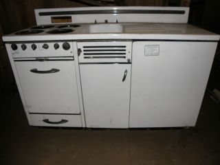 Vintage Dwyer Murphy - Cabranette Refrigerating Unit Stove Oven Cooktop Combo P 91 photo