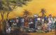 Large African Oil Painting Tribal Group Scene Signed John Njenga Kenya Other photo 11