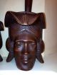 Antique Wood Carving African Tribal Primitive Sculpture Statue Wall Art Mask Sculptures & Statues photo 6