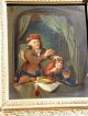 18c Oil Painting On Panel Dentist Extracting Childs Tooth Student Of Gerrit Dou Dentistry photo 2