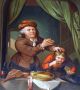 18c Oil Painting On Panel Dentist Extracting Childs Tooth Student Of Gerrit Dou Dentistry photo 6