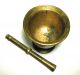 Antiques Medicine Mortars & Pestles Old Bowl Made ​​from Brass Thailand Mortar & Pestles photo 1