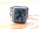 Islamic Antique Islamic Ring Horse Engraved Ethnic Middle Eastern Turquoise Ring Far Eastern photo 3