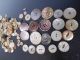 Buttons Mother Of Pearl Shell Victorian And Vintage Of 122 Buttons photo 2