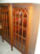 Arts And Crafts Sheraton Revival Mahogany Bookcase Cabinet Gothic Revival 1900-1950 photo 5