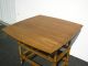 Vintage Drop Leaf Table Entry Table W/ One Drawer 