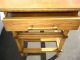 Vintage Drop Leaf Table Entry Table W/ One Drawer 