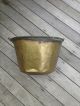 Antique American Brass Kettle Manufacturing Co 4 W/forged Iron Handle Metalware photo 3