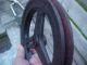 Old Antique Cast Iron Farm Factory Machinery Round Wheel Pulley With Plate Primitives photo 3