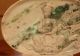 Vtg/ant Chinese Nephrite Celadon Jade Plate Platter Charger,  Teacher W/ Dragon Other photo 2