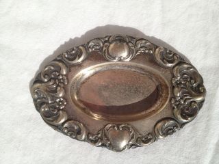 Vintage Sterling Silver Del Pilar Peru Small Dish Plate photo