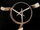 Antique Forged Iron Hand Wrought Fireplacetrivet; 18th Century Kettle Stand Old Primitives photo 9