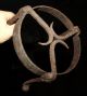 Antique Forged Iron Hand Wrought Fireplacetrivet; 18th Century Kettle Stand Old Primitives photo 1