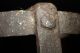 Antique Forged Iron Hand Wrought Fireplacetrivet; 18th Century Kettle Stand Old Primitives photo 4