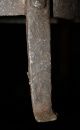Antique Forged Iron Hand Wrought Fireplacetrivet; 18th Century Kettle Stand Old Primitives photo 8