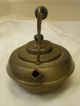 Ca 1900 Brass Teapot Tea Kettle Wood Handle & Knob Triangle Spout Saugatuck Mi Metalware photo 1