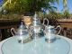Lehman Bros Silver Plate Coffee Tea Set 1905 - 1930 Tea/Coffee Pots & Sets photo 9