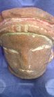 Precolumbian Sculpture 76,  Painted Lady,  White & Red,  Antique Mexican Art The Americas photo 4