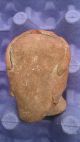 Precolumbian Sculpture 76,  Painted Lady,  White & Red,  Antique Mexican Art The Americas photo 5