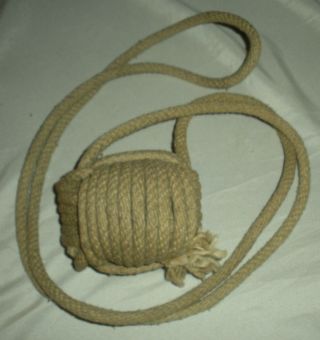 Antique Early 1900s Sailors Maritime Monkey First Knot Work New Bedford Ma.  Vafo photo