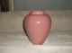 Haeger Art Deco Style American Art Pottery Pink Rose Glaze Jar Vase Minty Art Deco photo 2