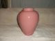 Haeger Art Deco Style American Art Pottery Pink Rose Glaze Jar Vase Minty Art Deco photo 3