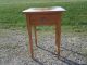 Curly Maple One Drawer Stand Circa 1850 Antique 1800-1899 photo 1