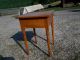 Curly Maple One Drawer Stand Circa 1850 Antique 1800-1899 photo 3