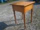 Curly Maple One Drawer Stand Circa 1850 Antique 1800-1899 photo 4