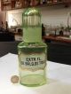 Extremely Rare Uranium Glass Chemist Pharmacy Apothecary Bottle Jar Other photo 3