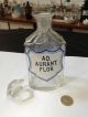 Rare Crystal Glass Antiquechemist Pharmacy Apothecary Bottle Jar Other photo 2