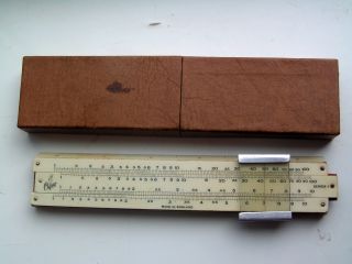 Very Early Vintage Classic Series One (1) Pocket Slide Rule In Box photo