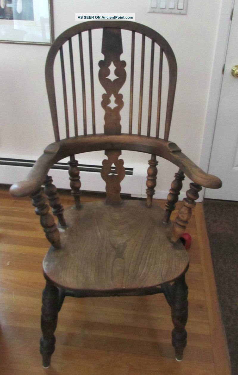 Antique 19th C.  Windsor Chair 1800-1899 photo