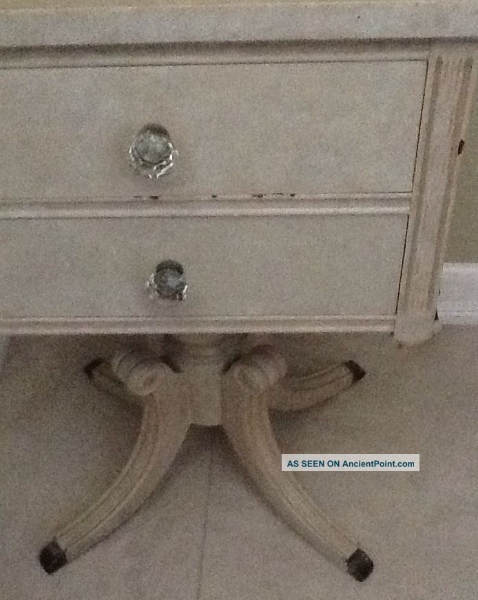 Vintage Carved Detailed Nightstand End Bed Side Table Pick Up Torrance,  Ca 1900-1950 photo