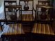 Chairs Harp Design Lyre Back Design Post 1950 5 Total 1 Captain/ 4 Side Chairs 1900-1950 photo 6