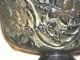 Bronze Compote: Patinated,  Hand Worked Reposse,  Cartouches Made From Vines Arts & Crafts Movement photo 2