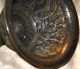 Bronze Compote: Patinated,  Hand Worked Reposse,  Cartouches Made From Vines Arts & Crafts Movement photo 5